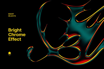 Colorful Chromatic Metal Text & Logo Effect
