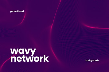 Wavy Network Backgrounds