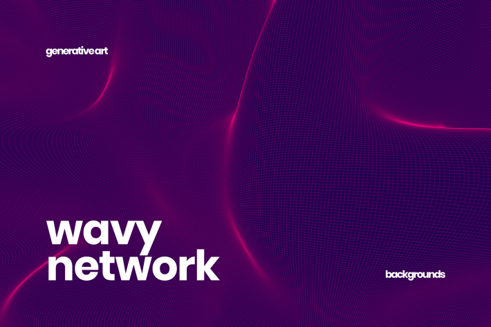 Wavy Network Backgrounds