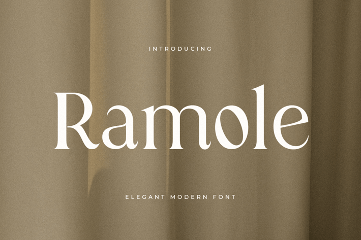 Ramole - Elegant Modern Serif Font