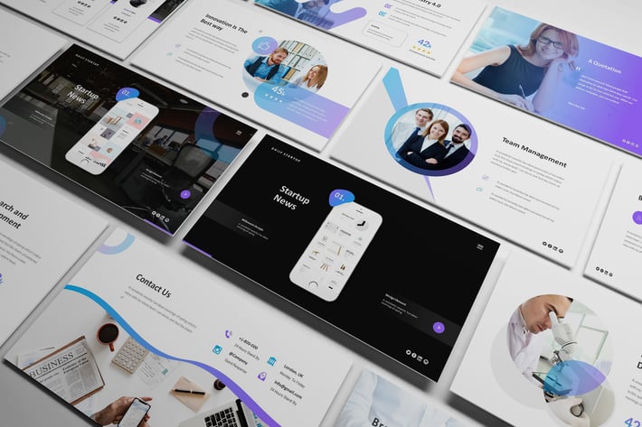 Startup Pitch Deck Powerpoint Template