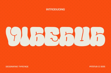 VibeBub - Bubble Graffiti Font