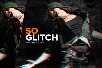 SoGlitch Photoshop Action