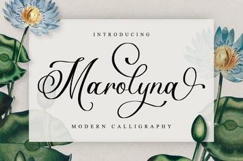 Marolyna - Calligraphy Font