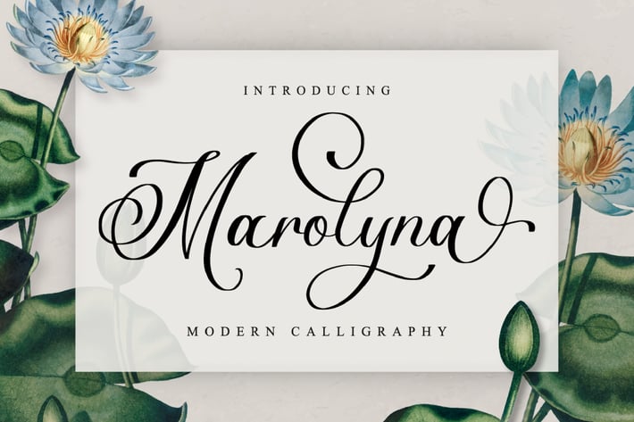 Marolyna - Calligraphy Font