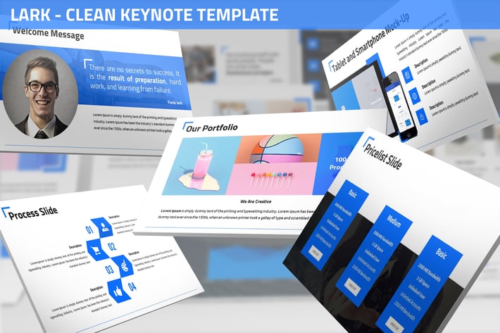 Lark - Clean Keynote Template