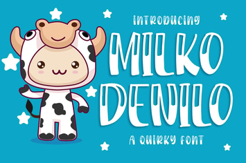  Milko Denilo - a Quirky Font