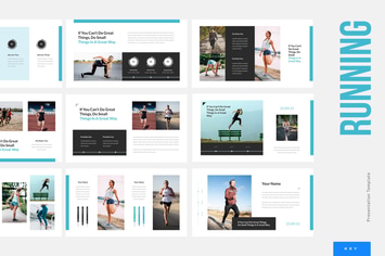 Running - Sport Keynote Presentation Template