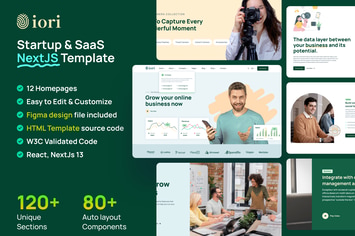 iori - Startup & SaaS NextJS ReactJS Template