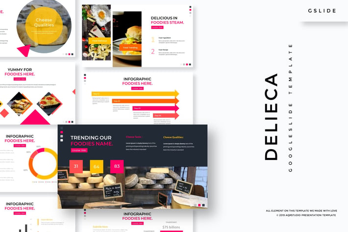 Delieca - Google Slides Template