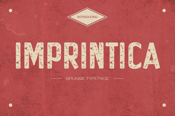 Imprintica - Distressed Vintage Font