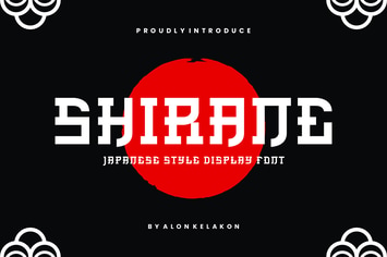 Shirane Japanese Font