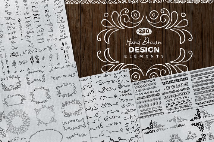 Hand Drawn Design Elements