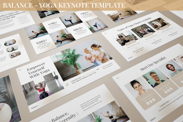 Balance - Yoga Keynote Template 