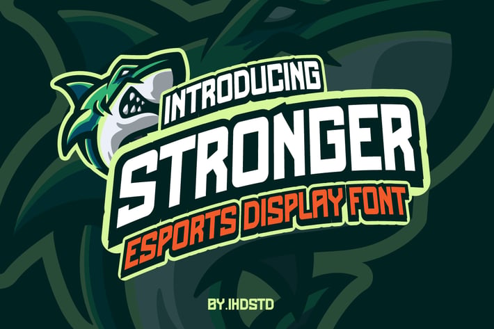 Stronger Font esports