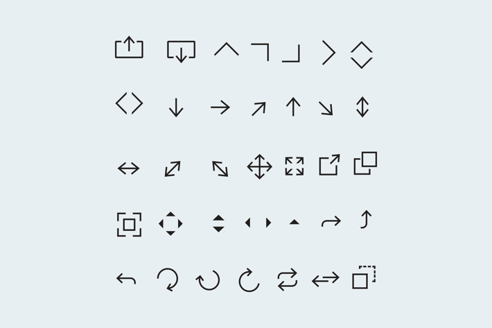 35 UI Arrow Icons