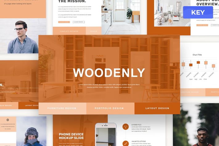 Woodenly - Keynote Presentation Templates