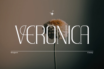 Veronica – An Elegant Classy Serif Font