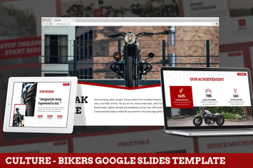 Culture - Bikers Google Slides Template