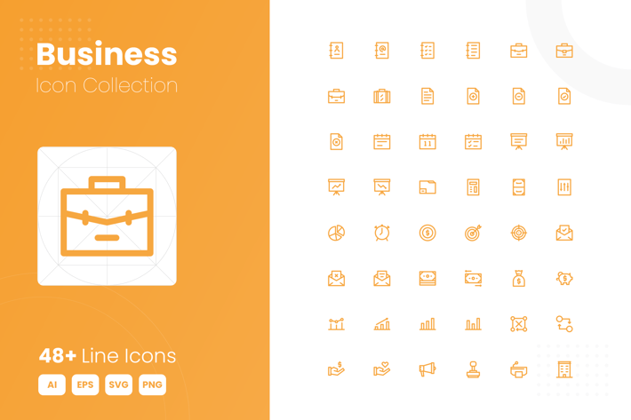 48 Business Icon Collection