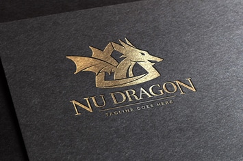 Nu Dragon Logo Template