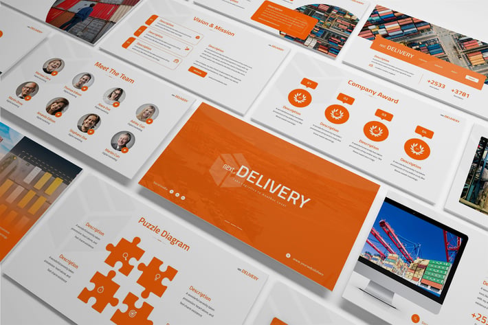 NextDelivery - Logistics Powerpoint Template