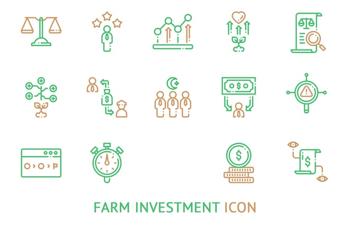 Farm Investment Icon