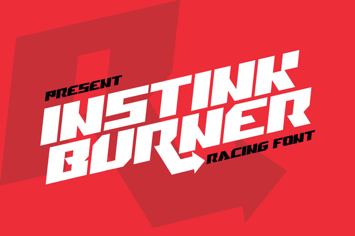Instink Burner - Powerful Racing Font