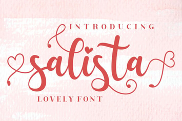 Salista Script Font