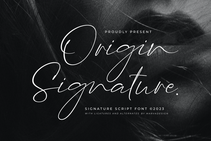 Origin Signature - Script Font