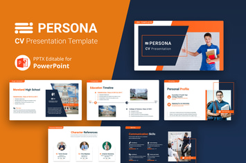 PERSONA – Professional CV Presentation Template