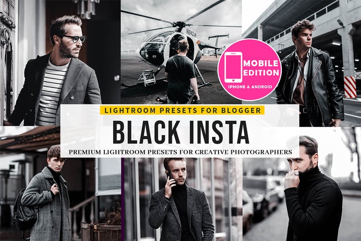 Black Insta Lightroom Presets