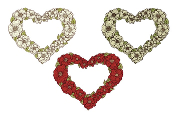 Vector Floral Frames