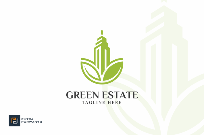 Green Estate / Building - Logo Template