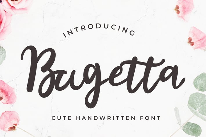 Bugetta Handwriting Font