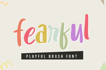 Fearful - Playful Typeface