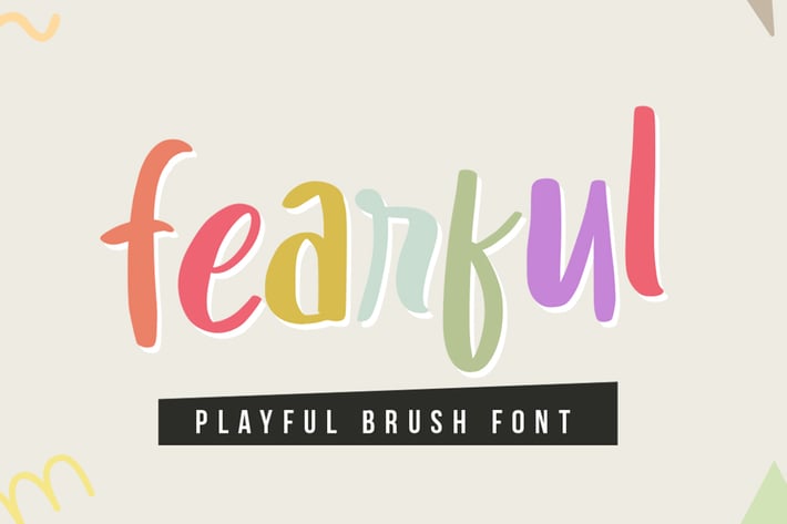 Fearful - Playful Typeface