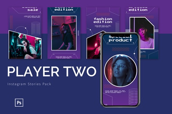 Player Two - Instagram Story Pack