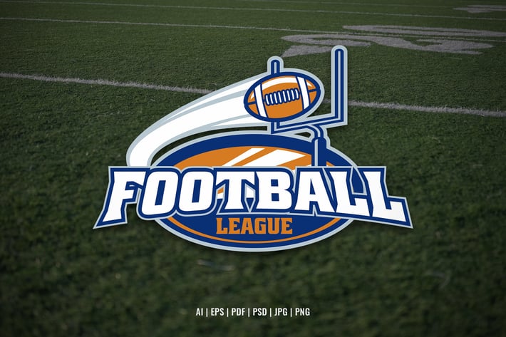 Football League Event Logo Template