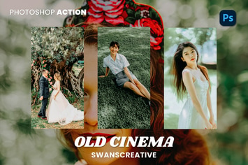 Old Cinema Photoshop Action