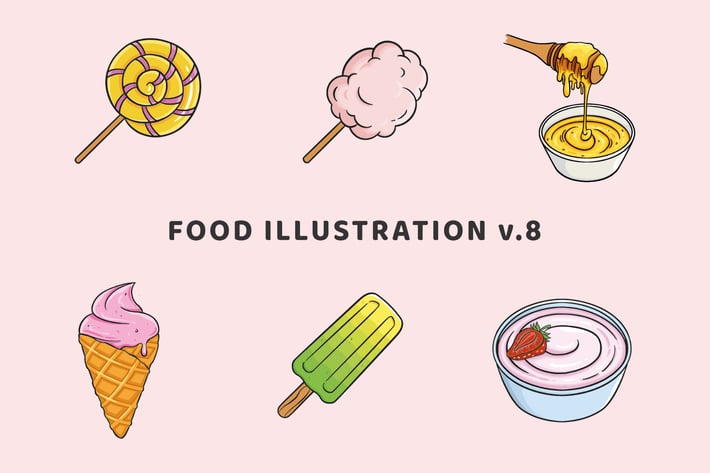 Food Illustration V.8