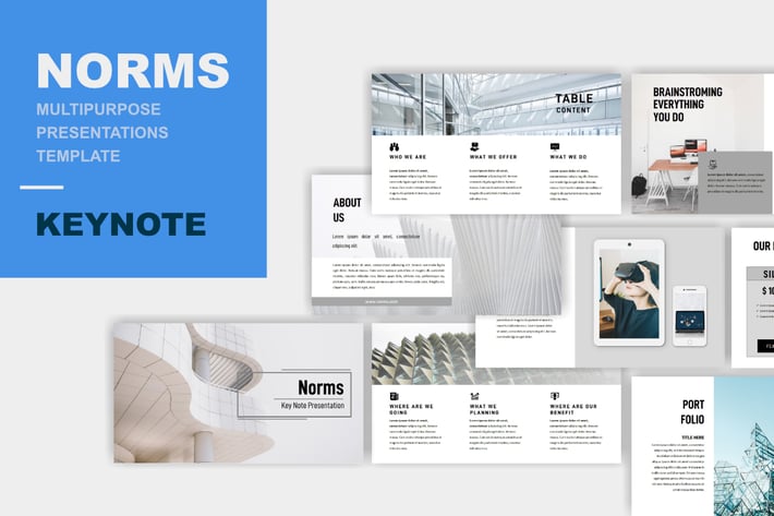Norms - Multipurpose Keynote Template