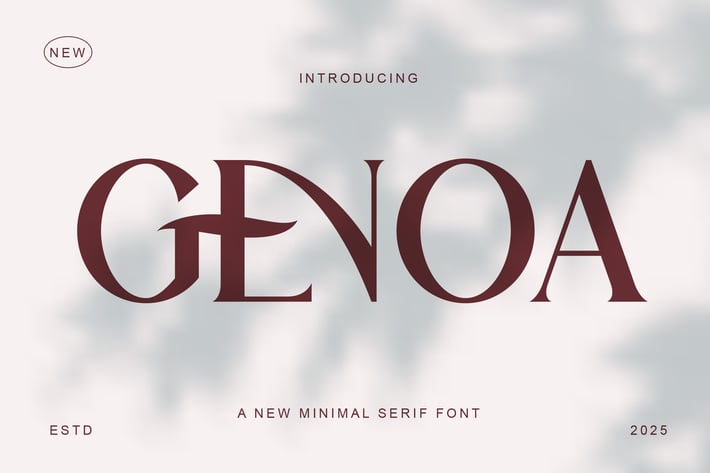 Genoa - A New Minimal Serif Font