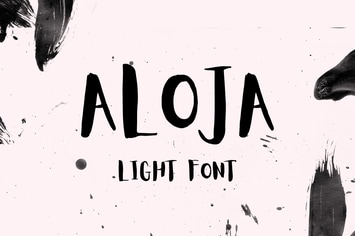 Aloja Light Font