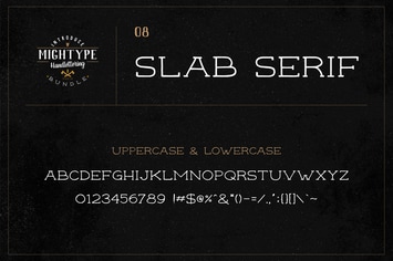 Mightype 08 - Slab Serif