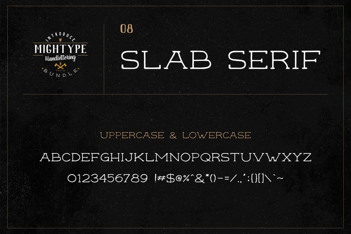 Mightype 08 - Slab Serif
