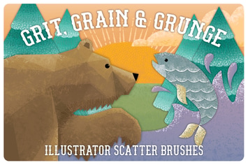 Grit, Grunge & Grain Scatter Brushes