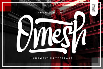 Omesh Handwriting Typeface
