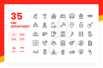 Fire Department - Icons Pack