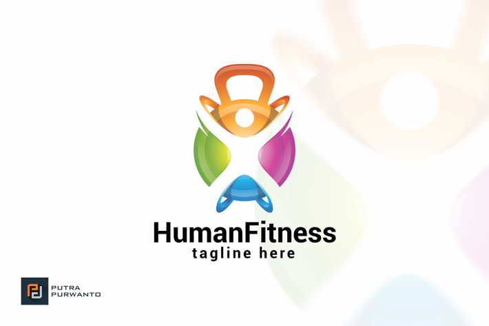 Human Fitness - Logo Template